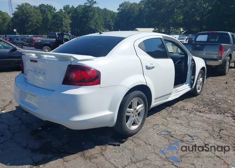 2013 Dodge Avenger Se V6 из США, поврежденный, VIN 1C3CDZAG9DN717267